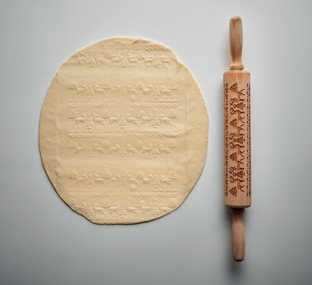Christmas Rolling Pin - Personalized Christmas Gift
